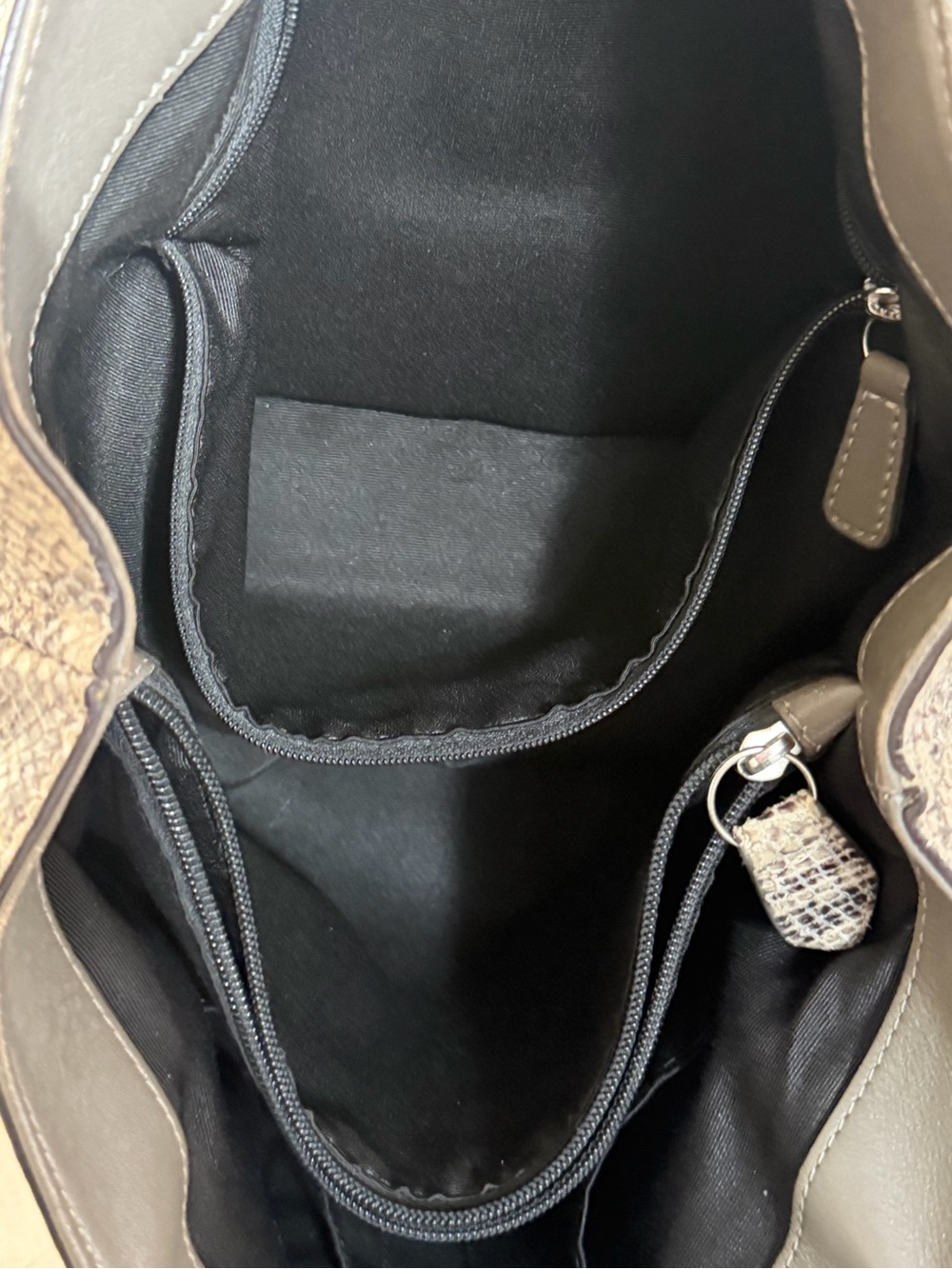 Coach - Soho Python Embossed Carryall Shoulder Bag - Gem